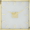 DecMode 20" Gold Stainless Steel Wall Clock with Clear Face EasyOptionXY LLC