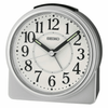 Seiko 4 inch Marui Beep Alarm Silver Analog Traditional Quartz Desk Clock QHE198SLH EasyOptionXY LLC