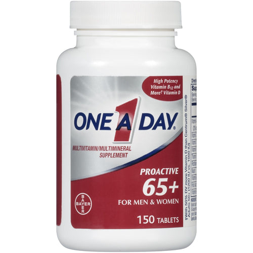 One A Day Proactive 65+ Multivitamin Tablets for Men and Women; 150 Count EasyOptionXY LLC