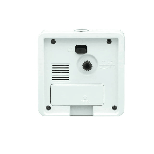 Seiko Gatsby Bedside Alarm Clock, White, Quartz, Analog, QHE082WLH EasyOptionXY LLC