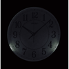 Seiko 13 inch Luminous Round Wall Clock, Brown & White, QXA788BLH, Quartz Analog EasyOptionXY LLC