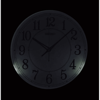 Seiko 13 inch Luminous Round Wall Clock, Brown & White, QXA788BLH, Quartz Analog EasyOptionXY LLC