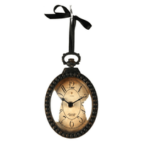Zentique 6.25 in. Wall Iron Clock EasyOptionXY LLC