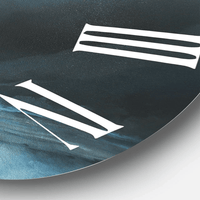 Designart 1 in Coastal Wall Clock(Size 29" x 29") EasyOptionXY LLC