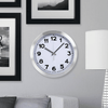 Everyday Home 12 Inch Brushed Aluminum Wall Clock EasyOptionXY LLC