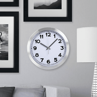 Everyday Home 12 Inch Brushed Aluminum Wall Clock EasyOptionXY LLC