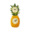 Taylor Precision Products 12-inch Pineapple Clock with Thermometer EasyOptionXY LLC