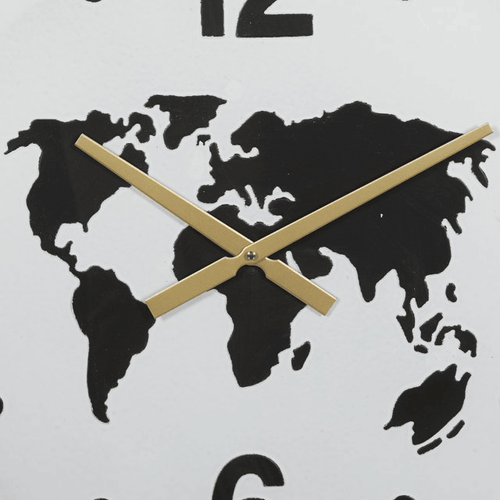 DecMode 26 x 24 In. Gold Metal Vintage Wall Clock EasyOptionXY LLC