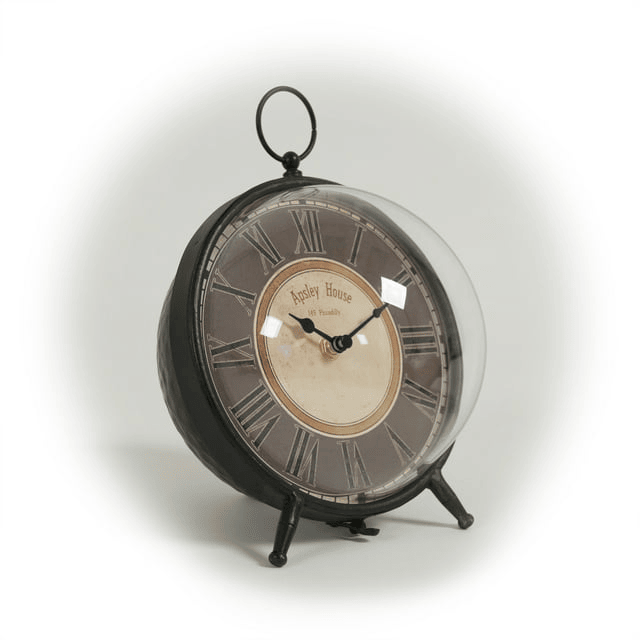 Round Iron Clock EasyOptionXY LLC