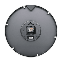 Seiko Stylish, Round, Noir Marble-Look Quartz Wall Clock, Round, Black, QXA760PLH EasyOptionXY LLC