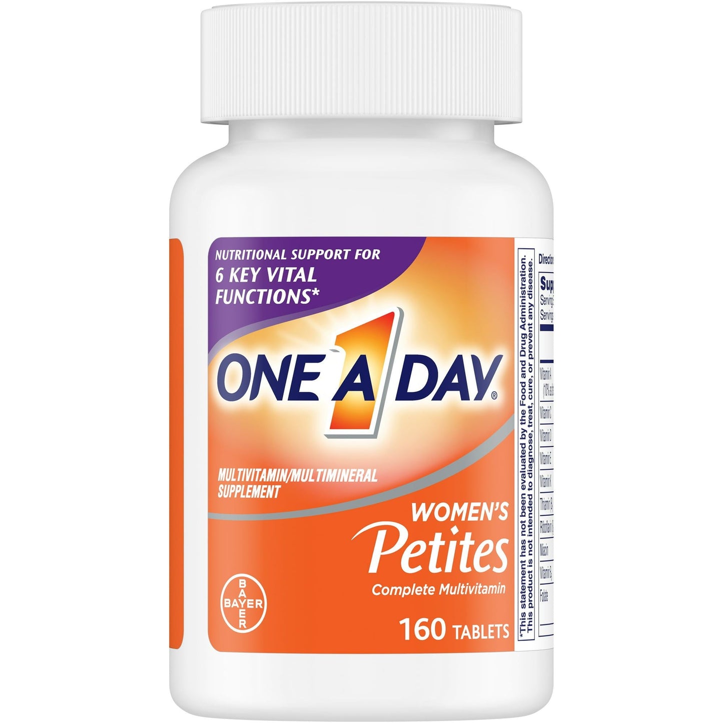 One A Day Women's Petites Multivitamins Tablets for Women; 160 Count EasyOptionXY LLC
