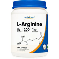 Nutricost L-Arginine Powder 1KG - 5g Per Serving, Non-GMO and Gluten Free Supplement EasyOptionXY LLC