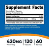 Nutricost Magnesium Citrate Supplement 420mg, 30 Servings (120 Vegetarian Capsules) EasyOptionXY LLC