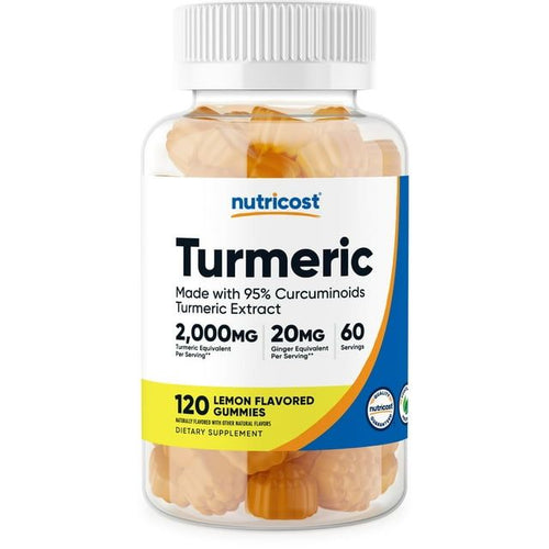 Nutricost Turmeric Gummies (120 Gummies) Supplement, 60 Servings EasyOptionXY LLC