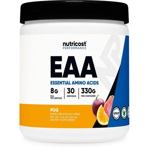 Nutricost EAA Supplement Powder 30 Servings - Passion Fruit, Orange, and Guava (POG) EasyOptionXY LLC