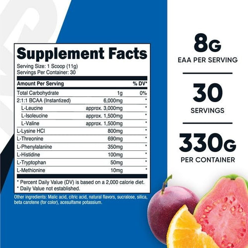 Nutricost EAA Supplement Powder 30 Servings - Passion Fruit, Orange, and Guava (POG) EasyOptionXY LLC