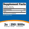 Nutricost Taurine Supplement Powder 500 Grams, 250 Servings EasyOptionXY LLC