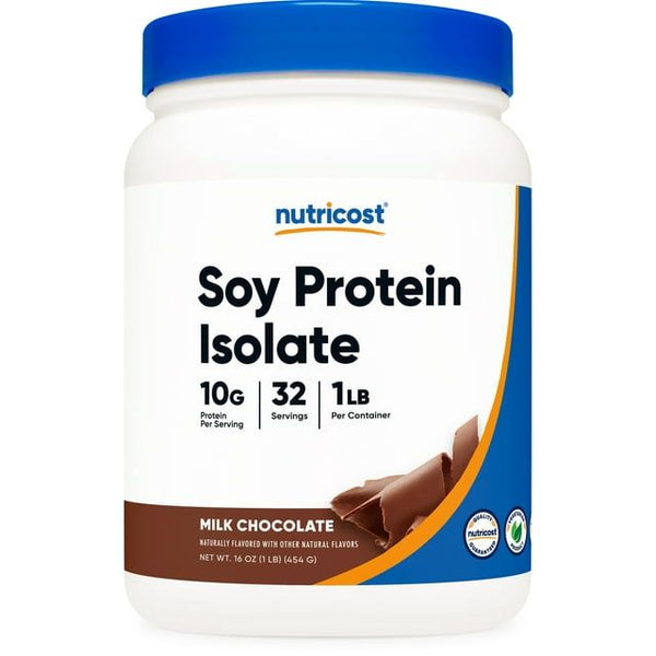 Nutricost Soy Protein Powder, 1 lb Chocolate, Vegetarian, Non-GMO & Gluten Free EasyOptionXY LLC