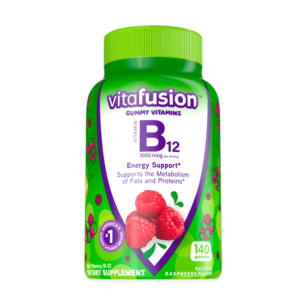 Vitafusion Vitamin B12 Gummy Vitamins; Raspberry Flavored; 140 Count EasyOptionXY LLC