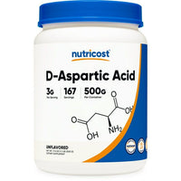 Nutricost D-Aspartic Acid (DAA) Powder - 500G, 167 Servings - DAA Supplement EasyOptionXY LLC
