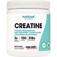 Nutricost Creatine Monohydrate Powder for Women Unflavored Supplement, 100 Servings EasyOptionXY LLC