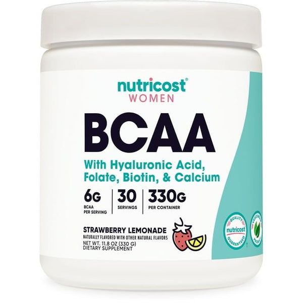 Nutricost BCAA Powder Supplement for Women, Strawberry Lemonade, 30 Servings EasyOptionXY LLC