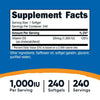 Nutricost Vitamin D3 1000iu Softgels, 240 Softgels, Non-GMO & Gluten Free Supplement EasyOptionXY LLC