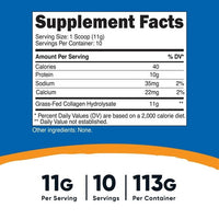 Nutricost Grass-Fed Collagen Powder 4 oz (Unflavored) - Grass Fed and Non-GMO Supplement EasyOptionXY LLC