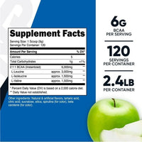 Nutricost BCAA Powder 2:1:1 (Green Apple) 1 kg - Amino Acid Supplement EasyOptionXY LLC