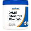 Nutricost DMAE Bitartrate Powder 100 Grams - Gluten Free & Non-GMO Supplement EasyOptionXY LLC