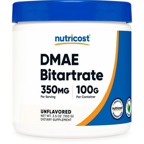 Nutricost DMAE Bitartrate Powder 100 Grams - Gluten Free & Non-GMO Supplement EasyOptionXY LLC