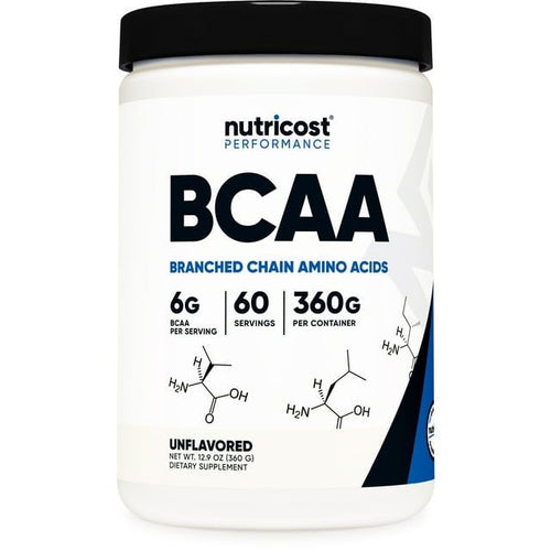 Nutricost BCAA Powder 2:1:1 60 Servings (Unflavored)- Branched Chain Amino Acids EasyOptionXY LLC