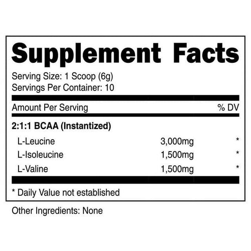 Nutricost BCAA Powder 2:1:1 60 Servings (Unflavored)- Branched Chain Amino Acids EasyOptionXY LLC