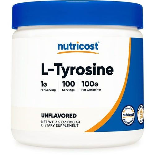 Nutricost L-Tyrosine Powder 100 Grams (100 Servings) 1G per Serving - Health Supplement EasyOptionXY LLC