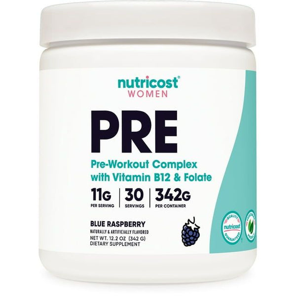 Nutricost Pre-Workout Supplement Powder for Women, Blue Raspberry, 30 Servings EasyOptionXY LLC