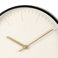 Better Homes & Garden 20" Round Indoor Modern Black Analog Wall Clock EasyOptionXY LLC