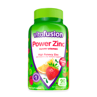Vitafusion Power Zinc Gummy Vitamins; Strawberry Tangerine Flavored; 90 Count EasyOptionXY LLC