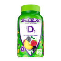 Vitafusion Vitamin D3 Gummy Vitamins; Peach; Blackberry and Strawberry Flavored; 150 Count EasyOptionXY LLC