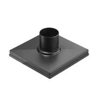 Square Shower Drain 4" with Removable Grate, Matte Black Polished 304 Stainless Steel Shower Drain, Shower Drain, Floor Shower Drain with Hair Strainer, Adjustable Levelingft