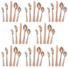 Vesteel 40 Piece Copper Silverware Flatware Set for 8, Stainless Steel Eating Utensils Cutlery Tableware Includes Knives/Spoons/Forks EasyOptionXY LLC