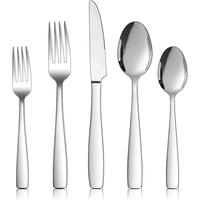 Vesteel 18/10 Stainless Steel Silverware Set, 60-Piece Fancy Flatware Cutlery Set for 12, Heavy Duty Eating Utensils Tableware Set for Home Restaurant Wedding, Mirror Polished, Dishwasher Safe EasyOptionXY LLC