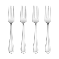International Silver Forte 20-Piece 18/0 Stainless Steel Flatware Set EasyOptionXY LLC
