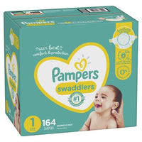 Pampers Swaddlers Hypoallergenic Soft Diapers - Size 1, 164 Count EasyOptionXY LLC