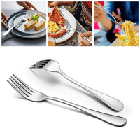 Vesteel 24-Piece Forks and Spoons Silverware Set, Stainless Steel Dinner Spoons and Forks Flatware Set, Heavy Duty & Mirror Polished EasyOptionXY LLC