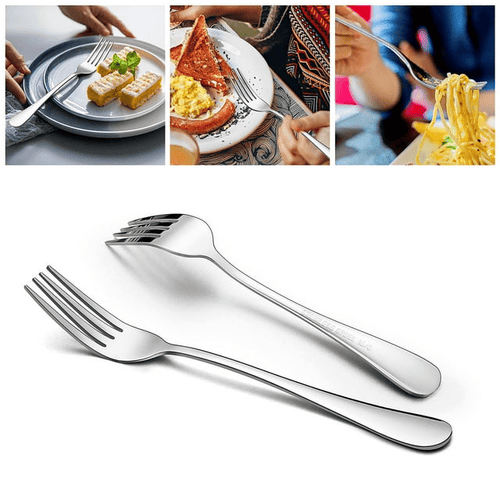 Vesteel 24-Piece Forks and Spoons Silverware Set, Stainless Steel Dinner Spoons and Forks Flatware Set, Heavy Duty & Mirror Polished EasyOptionXY LLC