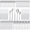 Bestdin Silverware Set for 12, 60 Pieces Stainless Steel Flatware Set, Include Fork Knife Spoon Set, Mirror Polished, Dishwasher Safe, Square Tableware Cutlery Set for Home Kitchen Restaurant EasyOptionXY LLC