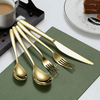 Just Houseware Gold Silverware Set 20 Pieces, Stainless Steel Flatware Set, Titanium Plating Cutlery Set, Service Set for 4 EasyOptionXY LLC