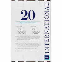 International Silver Dawson Frost 20-piece Stainless Steel Flatware Set EasyOptionXY LLC