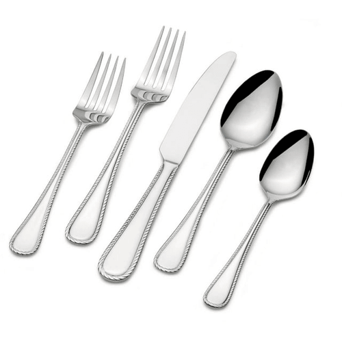 International Silver Adventure 20-piece Stainless Steel Flatware Set EasyOptionXY LLC