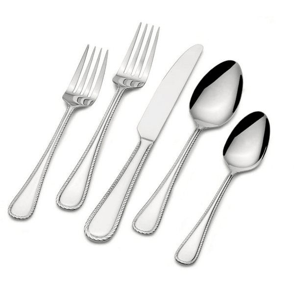 International Silver Adventure 20-piece Stainless Steel Flatware Set EasyOptionXY LLC